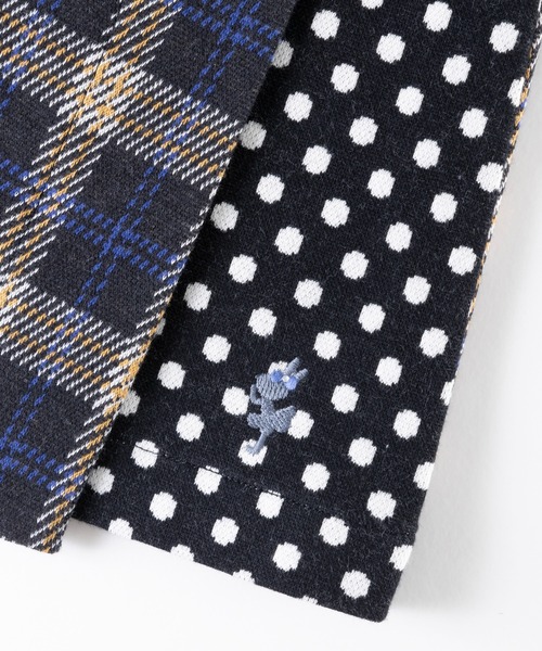 KP（ケーピー）の「日本製/チェック切り替えドットキュロット(100～130cm)（その他パンツ・キッズ・グレー/ブラック・120cm/110cm/130cm/100cm）」の12枚目の写真