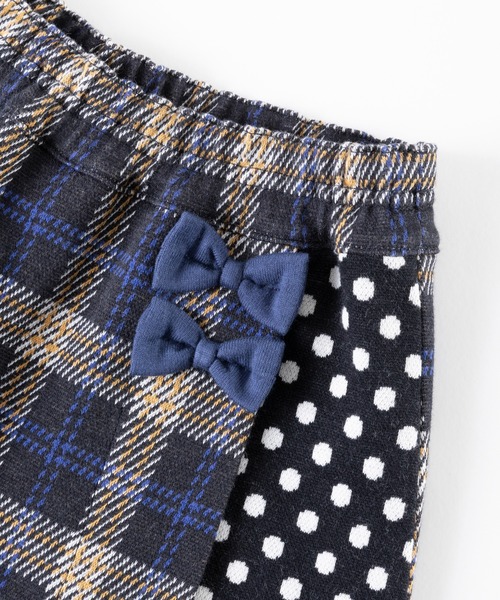 KP（ケーピー）の「日本製/チェック切り替えドットキュロット(100～130cm)（その他パンツ・キッズ・グレー/ブラック・120cm/110cm/130cm/100cm）」の10枚目の写真