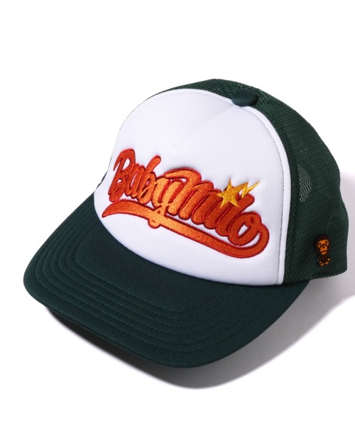 A・BATHING APE マイロ キャップ A BATHING APE（アベイシングエイプ）の「BABY MILO EMBROIDERY