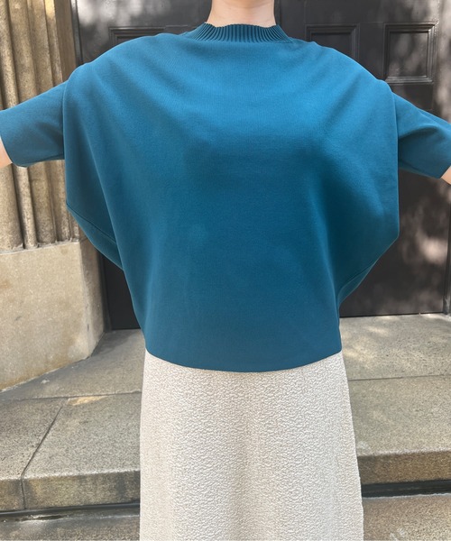 Chez toi（シェトワ）の「アップスリーブダンボールニットプルオーバー（ニット/セーター・レディース・ブラック/ピンク/イエロー/グリーン/アイボリー・FREE）」の7枚目の写真