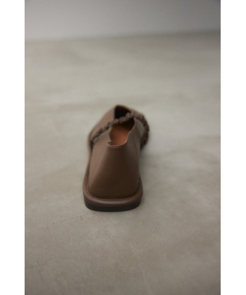 BLACK BY MOUSSY（ブラックバイマウジー）の「square toe barret shoes（スクエアトゥバレットシューズ）（スリッポン・レディース・ライトブラウン/ブラック・37/36/38）」の20枚目の写真