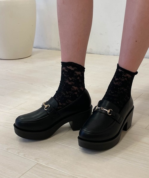 WEGO（ウィゴー）の「WEGO/デザインヒールシューズ（ローファー・レディース・その他2/その他1・LARGE/MEDIUM）」の6枚目の写真