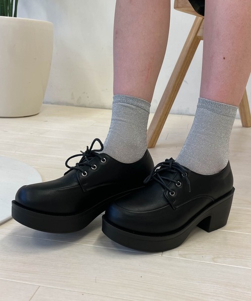 WEGO（ウィゴー）の「WEGO/デザインヒールシューズ（ローファー・レディース・その他2/その他1・LARGE/MEDIUM）」の9枚目の写真