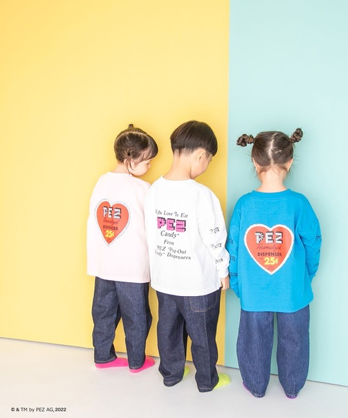 LOWRYS FARM(ローリーズファーム)の「FOODバックプリントTシャツ 150775(Tシャツ/カットソー・キッズ・オフホワイト/ピンク/ブルー・110cm/120cm/130cm/140cm/150cm)」の4枚目の写真