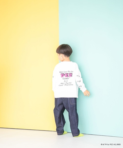 LOWRYS FARM(ローリーズファーム)の「FOODバックプリントTシャツ 150775(Tシャツ/カットソー・キッズ・オフホワイト/ピンク/ブルー・110cm/120cm/130cm/140cm/150cm)」の5枚目の写真
