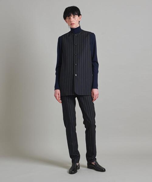 LOEFF（ロエフ）の「＜LOEFF＞ピンストライプ ギャバ ベスト