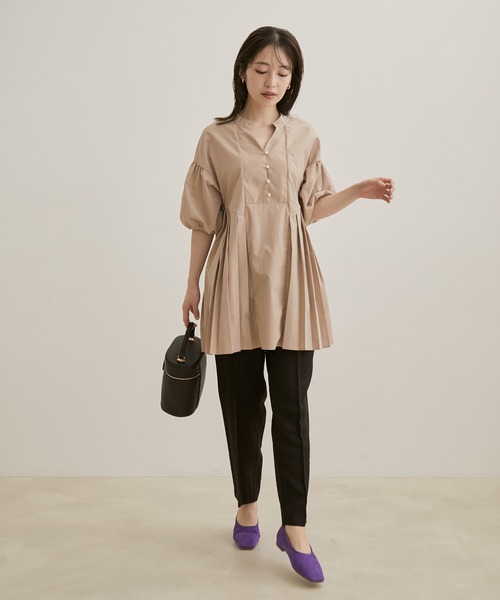 Juze（ジュゼ）の「スクエアフラットパンプス（パンプス・レディース・ホワイト/パープル・M/L）」の6枚目の写真