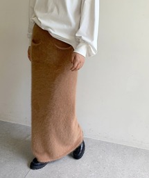 Whim Gazette（ウィムガゼット）の「【THE PAUSE】ファーニットペンシルスカート（スカート・レディース）」