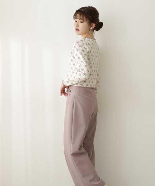 PROPORTION BODY DRESSING（プロポーションボディドレッシング）の「＜Ｅ＞ロゴジャガードカーディガン / 1212277900（ニット/セーター・レディース・ホワイト系その他/ベージュ系その他/ブラック・FREE）」の21枚目の写真