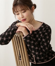 PROPORTION BODY DRESSING | ＜Ｅ＞ロゴジャガードカーディガン / 1212277900(ニット/セーター)