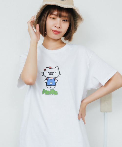 新品】 ロンリー論理 サンリオ キティちゃん Tシャツ 2枚