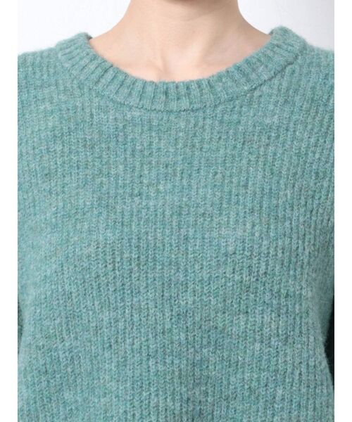 EMODA（エモダ）の「ミックスルーズニット（ニット/セーター・レディース・ピンク/ブルー/アイボリー/グレー・FREE）」の20枚目の写真