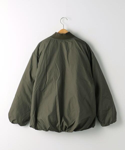 UNIVERSAL OVERALL(ユニバーサルオーバーオール)の「【別注】<UNIVERSAL OVERALL>TJ EX UO パファージャケット 140cm-160cm(ブルゾン・キッズ・ブラック/オリーブ・M(140-150cm)/L(160cm))」の9枚目の写真