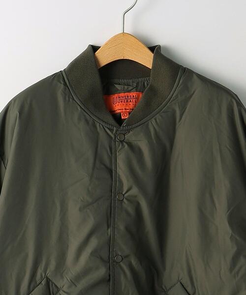 UNIVERSAL OVERALL(ユニバーサルオーバーオール)の「【別注】<UNIVERSAL OVERALL>TJ EX UO パファージャケット 140cm-160cm(ブルゾン・キッズ・ブラック/オリーブ・M(140-150cm)/L(160cm))」の7枚目の写真