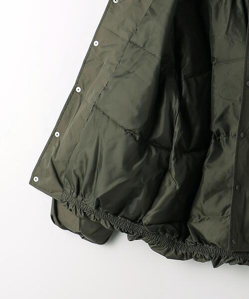 UNIVERSAL OVERALL(ユニバーサルオーバーオール)の「【別注】<UNIVERSAL OVERALL>TJ EX UO パファージャケット 140cm-160cm(ブルゾン・キッズ・ブラック/オリーブ・M(140-150cm)/L(160cm))」の6枚目の写真