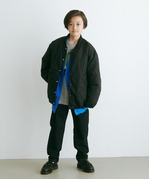UNIVERSAL OVERALL(ユニバーサルオーバーオール)の「【別注】<UNIVERSAL OVERALL>TJ EX UO パファージャケット 140cm-160cm(ブルゾン・キッズ・ブラック/オリーブ・M(140-150cm)/L(160cm))」の17枚目の写真