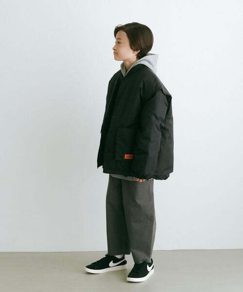 UNIVERSAL OVERALL(ユニバーサルオーバーオール)の「【別注】<UNIVERSAL OVERALL>TJ EX UO パファージャケット 140cm-160cm(ブルゾン・キッズ・ブラック/オリーブ・M(140-150cm)/L(160cm))」の16枚目の写真