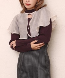 one after another NICE CLAUP | 襟が外せて前後2WAY着用プチハイニット(ニット/セーター)