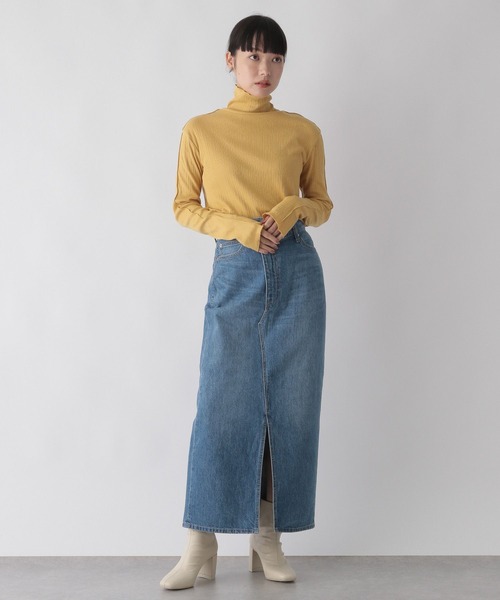 LOWRYS FARM（ローリーズファーム）の「２ＷＡＹスナップタートルロングスリーブ　163501（Tシャツ/カットソー・レディース・アイボリー/ブラック/イエロー・FREE）」の19枚目の写真