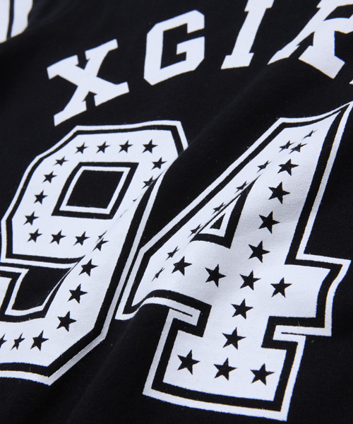 X-girl Stages（エックスガールステージス）の「NUMBERING S/S TEE DRESS (4T～7T)（ワンピース・キッズ・ホワイト/ブラック・4T/5T/7T/6T）」の5枚目の写真