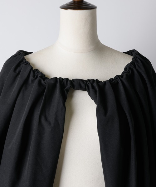 LA BELLE ETUDE（ラベルエチュード）の「2WAYボリューム袖ボレロ（カーディガン/ボレロ・レディース・ブラック/ライトベージュ・FREE）」の21枚目の写真