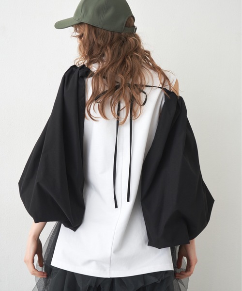 2WAYボリューム袖ボレロ（カーディガン/ボレロ）｜LA BELLE ETUDE