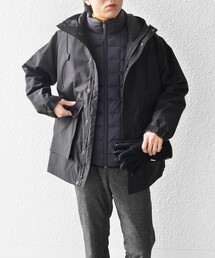 TAION | 【SHIPS any別注】TAION: 撥水 T/Cウェザー 6WAY マウンテンパーカー with ボアベスト 22FW◇(マウンテンパーカー)
