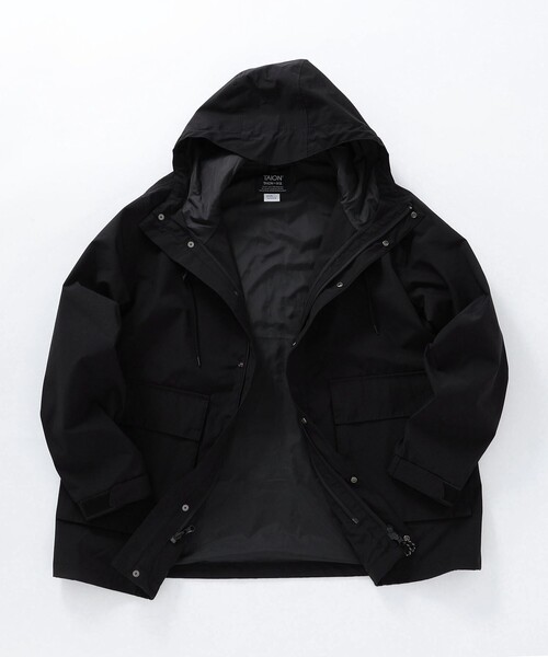 TAION（タイオン）の「【SHIPS any別注】TAION: 撥水 T/Cウェザー 6WAY マウンテンパーカー with ボアベスト 22FW◇（マウンテンパーカー・メンズ・ブラック/カーキ/ネイビー・SMALL/MEDIUM/LARGE/X-LARGE）」の7枚目の写真