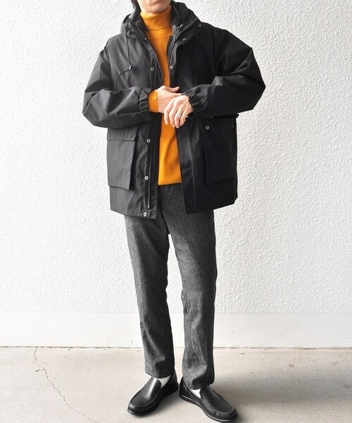 TAION（タイオン）の「【SHIPS any別注】TAION: 撥水 T/Cウェザー 6WAY マウンテンパーカー with ボアベスト 22FW◇（マウンテンパーカー・メンズ・ブラック/カーキ/ネイビー・SMALL/MEDIUM/LARGE/X-LARGE）」の15枚目の写真