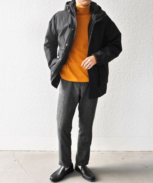 TAION（タイオン）の「【SHIPS any別注】TAION: 撥水 T/Cウェザー 6WAY マウンテンパーカー with ボアベスト 22FW◇（マウンテンパーカー・メンズ・ブラック/カーキ/ネイビー・SMALL/MEDIUM/LARGE/X-LARGE）」の16枚目の写真