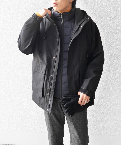 TAION（タイオン）の「【SHIPS any別注】TAION: 撥水 T/Cウェザー 6WAY マウンテンパーカー with ボアベスト 22FW◇（マウンテンパーカー・メンズ・ブラック/カーキ/ネイビー・SMALL/MEDIUM/LARGE/X-LARGE）」の17枚目の写真