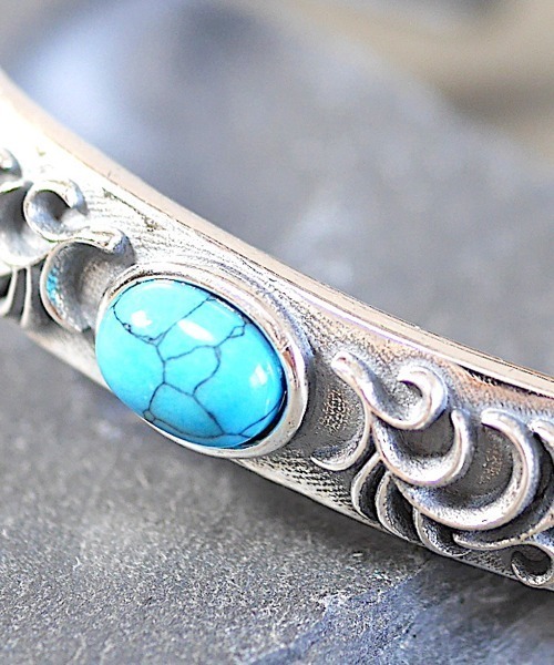 ８(eight)（エイト）の「silver925 インディアン バングル（バングル/リストバンド・メンズ・A/B/C/D・FREE）」の8枚目の写真