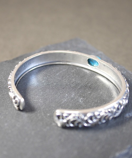 ８(eight)（エイト）の「silver925 インディアン バングル（バングル/リストバンド・メンズ・A/B/C/D・FREE）」の9枚目の写真