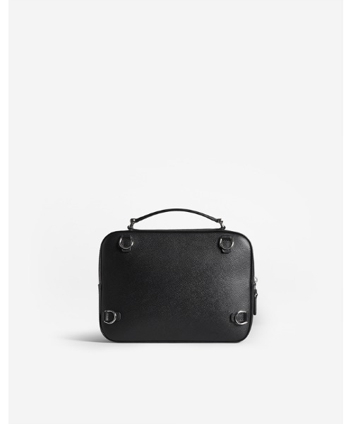 dunhill（ダンヒル）の「カドガン トップハンドルバッグ / CADOGAN TOP HANDLE BAG（ハンドバッグ・メンズ・ブラック・ONE SIZE）」の9枚目の写真