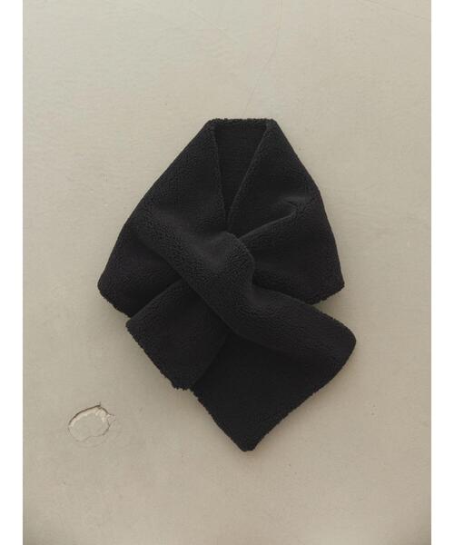 AMERICAN HOLIC（アメリカンホリック）の「【WEB限定】ボアマフラー（ストール/ショール・レディース・ブラック/アイボリー/モカ・FREE）」の4枚目の写真