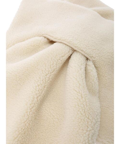 AMERICAN HOLIC（アメリカンホリック）の「【WEB限定】ボアマフラー（ストール/ショール・レディース・ブラック/アイボリー/モカ・FREE）」の13枚目の写真