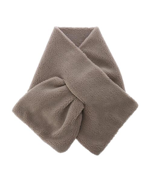 AMERICAN HOLIC（アメリカンホリック）の「【WEB限定】ボアマフラー（ストール/ショール・レディース・ブラック/アイボリー/モカ・FREE）」の18枚目の写真