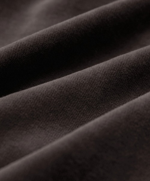 ADAM ET ROPE'(アダムエロペ)の「【ADAM ET ROPE'】フロントジップ ベロア BOTANICAL DYED DRESS(ワンピース・レディース・ブルー/ブラック/ブラウン・2/1)」の6枚目の写真