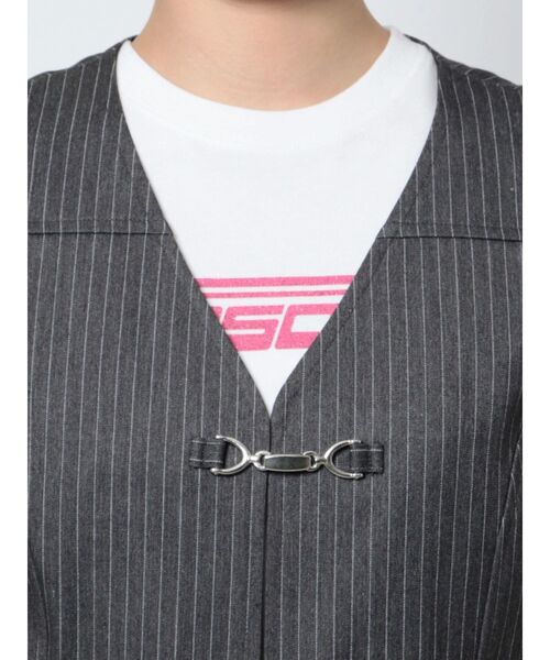 jouetie（ジュエティ）の「ビットベスト（ベスト・レディース・ブラウン/グレー/ブラック・MEDIUM）」の13枚目の写真