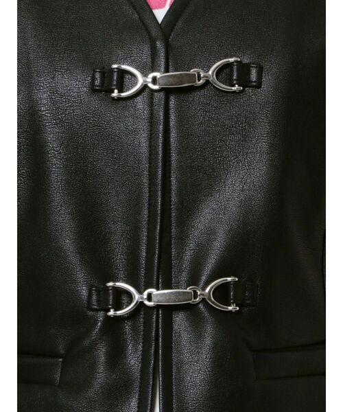 jouetie（ジュエティ）の「ビットベスト（ベスト・レディース・ブラウン/グレー/ブラック・MEDIUM）」の18枚目の写真