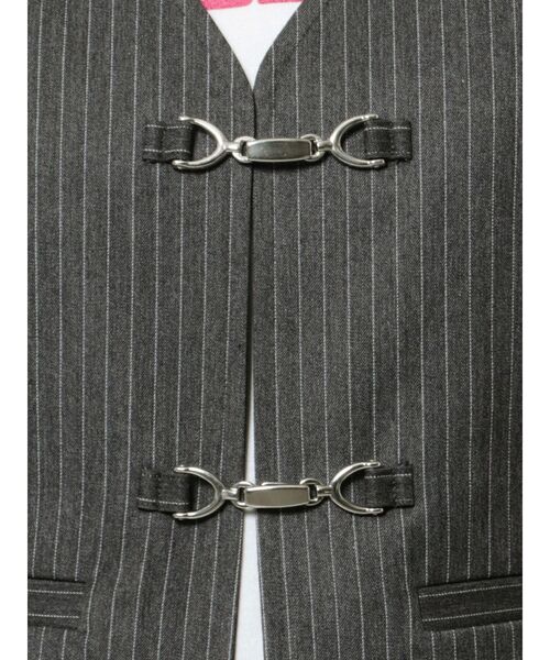 jouetie（ジュエティ）の「ビットベスト（ベスト・レディース・ブラウン/グレー/ブラック・MEDIUM）」の20枚目の写真