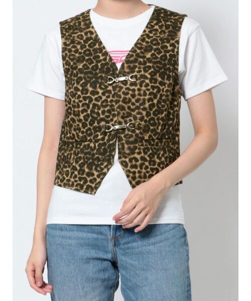 jouetie（ジュエティ）の「ビットベスト（ベスト・レディース・ブラウン/グレー/ブラック・MEDIUM）」の22枚目の写真