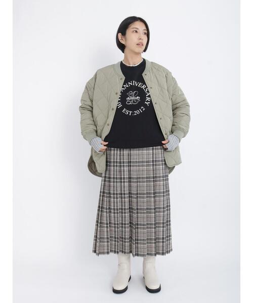 Lugnoncure（ルノンキュール）の「チェックプリーツスカート（スカート・レディース・グレー/ネイビー・ﾌﾘ-）」の13枚目の写真