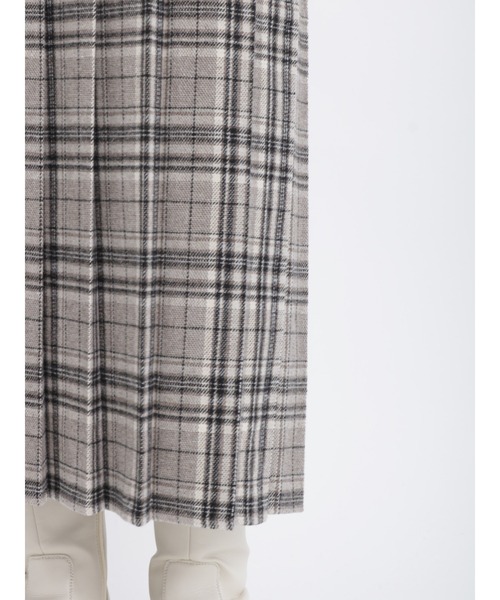 Lugnoncure（ルノンキュール）の「チェックプリーツスカート（スカート・レディース・グレー/ネイビー・ﾌﾘ-）」の12枚目の写真