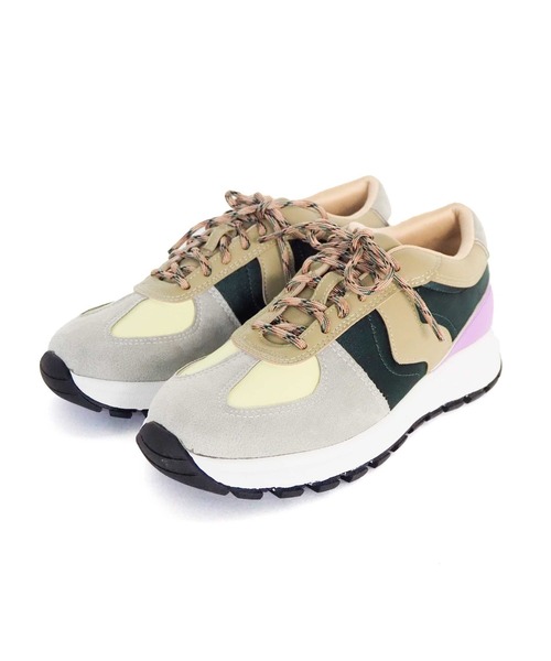 Casselini（キャセリーニ）の「Casselini(キャセリーニ)ローカットスニーカー（スニーカー・レディース・ピンク/グリーン/アイボリー・SMALL/MEDIUM/LARGE）」の11枚目の写真