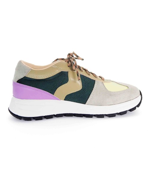 Casselini（キャセリーニ）の「Casselini(キャセリーニ)ローカットスニーカー（スニーカー・レディース・ピンク/グリーン/アイボリー・SMALL/MEDIUM/LARGE）」の9枚目の写真