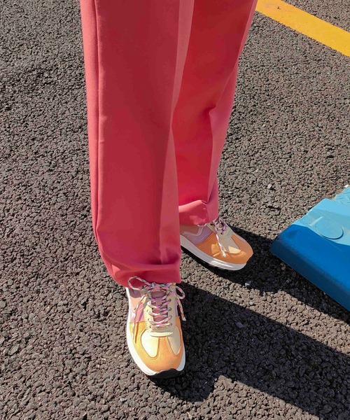 Casselini（キャセリーニ）の「Casselini(キャセリーニ)ローカットスニーカー（スニーカー・レディース・ピンク/グリーン/アイボリー・SMALL/MEDIUM/LARGE）」の22枚目の写真