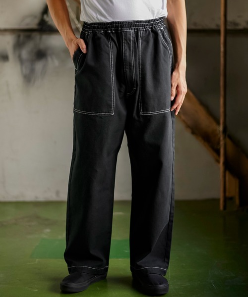 GUNG HO ブラック ワークパンツ セール】GUNG HO リラックスユーティリティパンツ GH22F011（その他