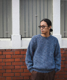 BEAMS | BEAMS / 5ゲージ シャギー クルーネックニット(ニット/セーター)