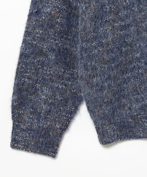 BEAMS（ビームス）の「BEAMS / 5ゲージ シャギー クルーネックニット（ニット/セーター・メンズ・ネイビー/ベージュ・S/M/L/XL）」の13枚目の写真